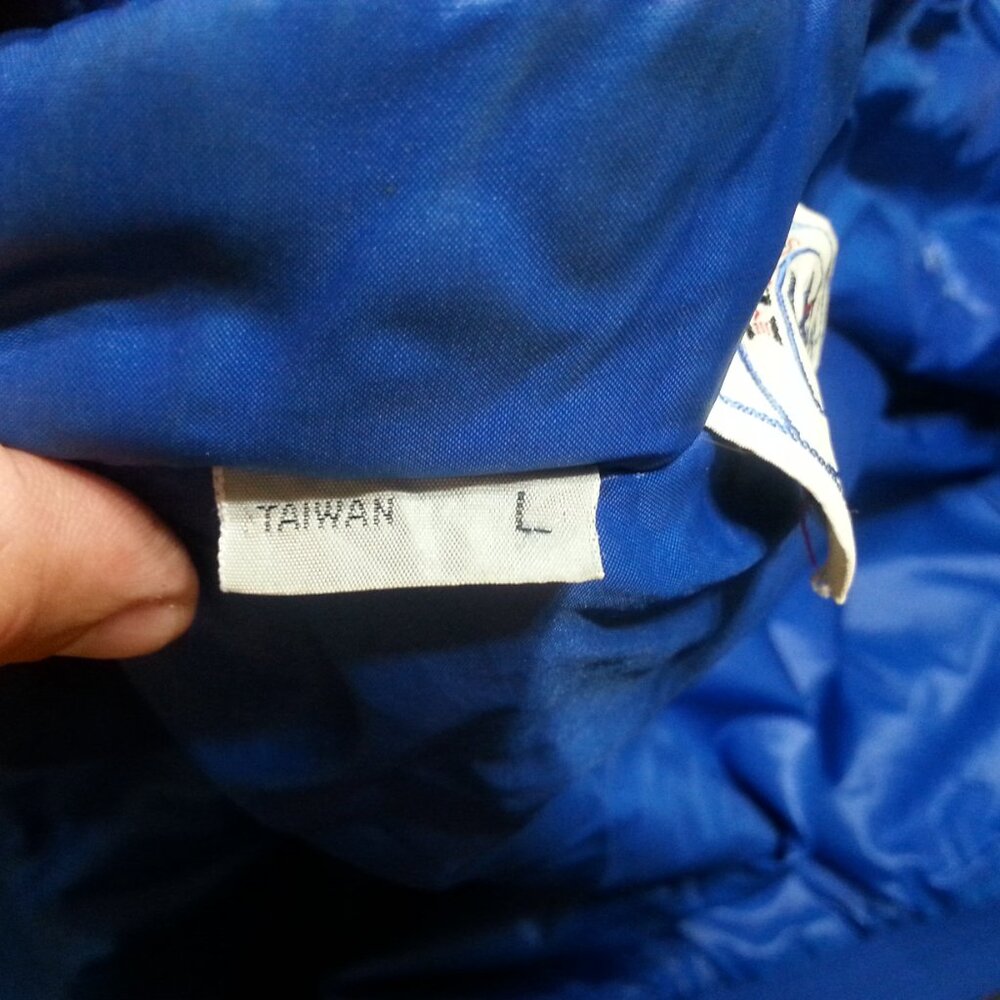 Vintage Izod Lacoste Jacket Puffer Bomber Hooded Men's Large Winter 80's 70's - Picture 14 of 16